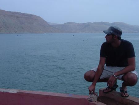 c'est moi au port de  imassswane