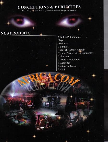 notre agence , organisation des soir�e